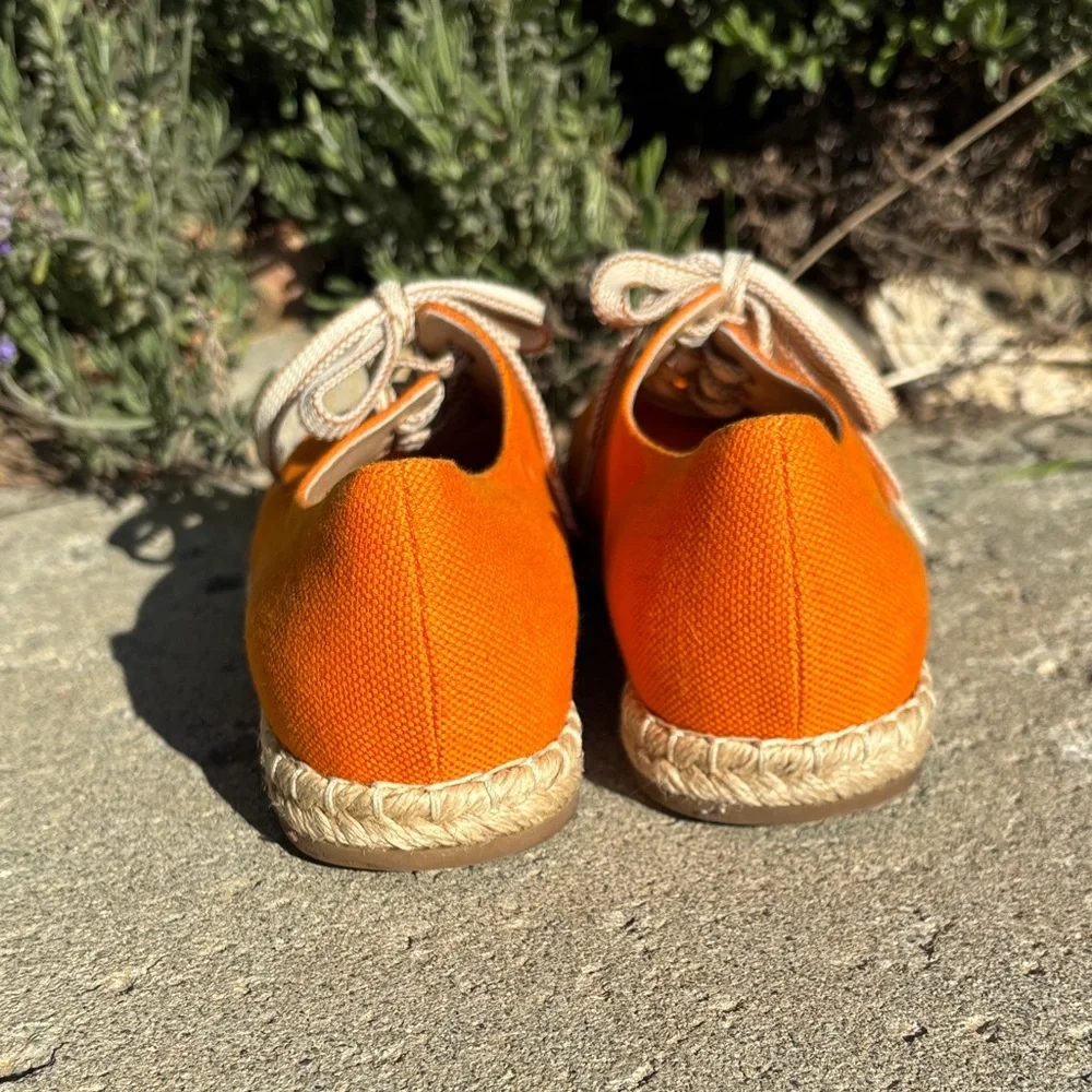 M.‎ Gemi Vibrant Orange Espadrille Sneakers. Sz 9.5-10/EU 40